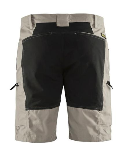 Blåkläder Service Shorts med stretch Sand/Sort