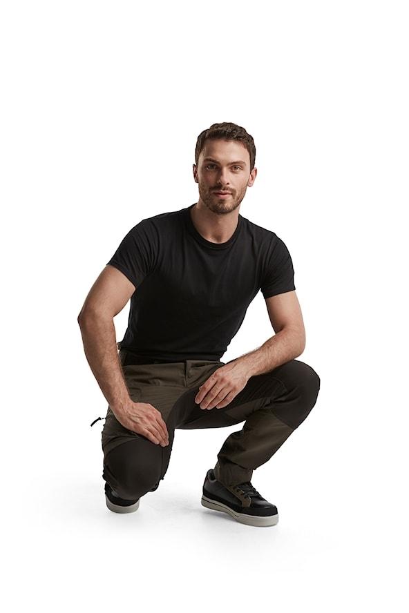 Blåkläder Service Buks med stretch Olivengrøn/sort