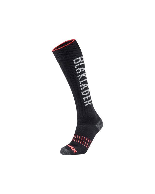 Blåkläder XWarm Sok Sort/Neon Rød