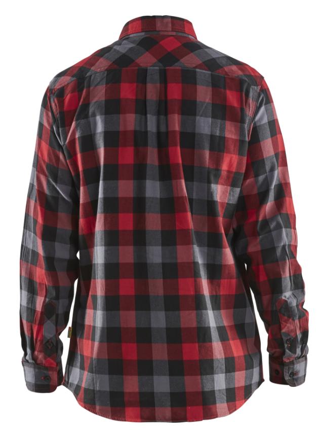 Blåkläder Flannel Skjorte Rød/Sort