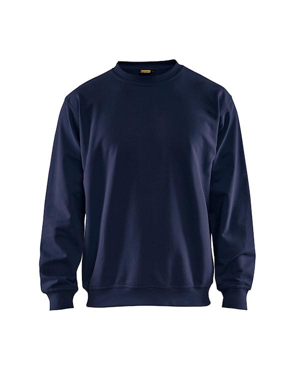 Blåkläder Bomulds Sweatshirt Marineblå