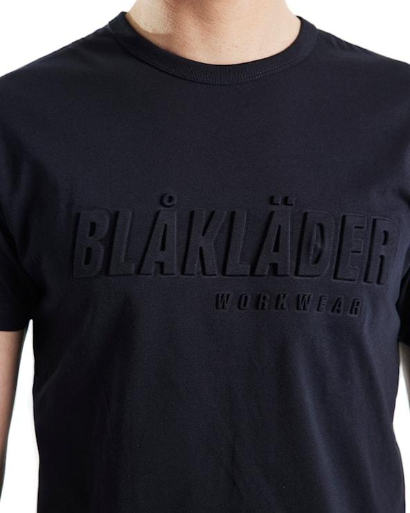 Blåkläder Bomulds T-shirt 3D Mørk Marineblå