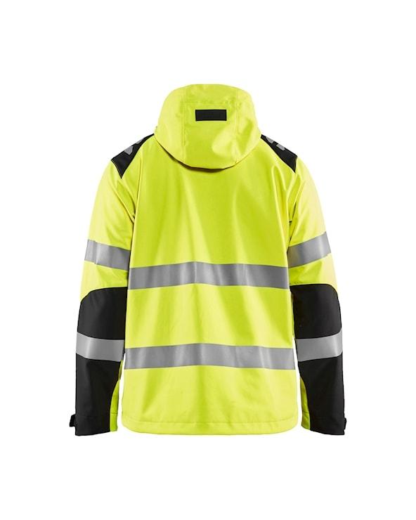Blåkläder Softshell Jakke High Vis Gul/Sort