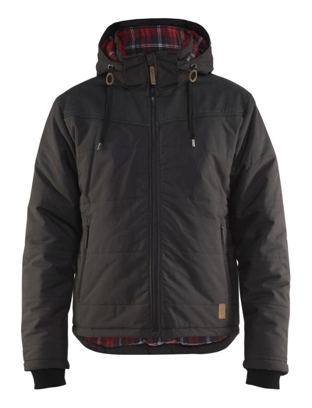 Blåkläder Vinterjakke med Hætte Mørk Grå