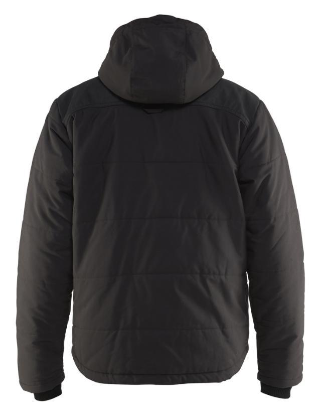 Blåkläder Vinterjakke med Hætte Mørk Grå