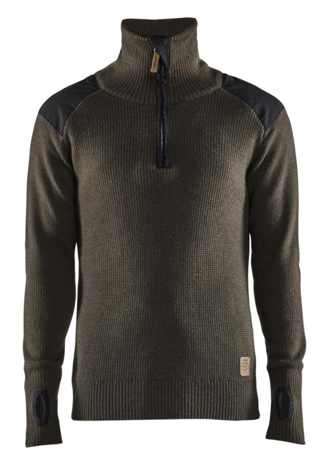 Blåkläder Uld Trøje Olivengrøn/Mørk grå