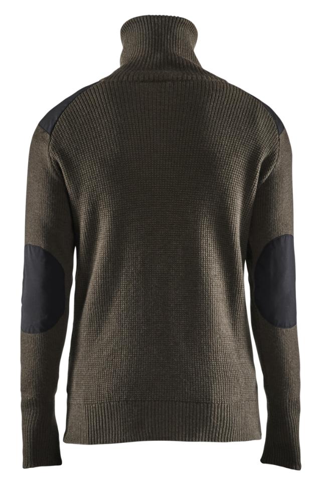 Blåkläder Uld Trøje Olivengrøn/Mørk grå