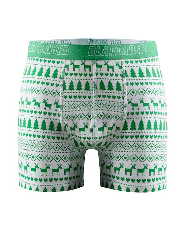 Blåkläder Christmas Boxershorts Rød/Grøn 2 Pak