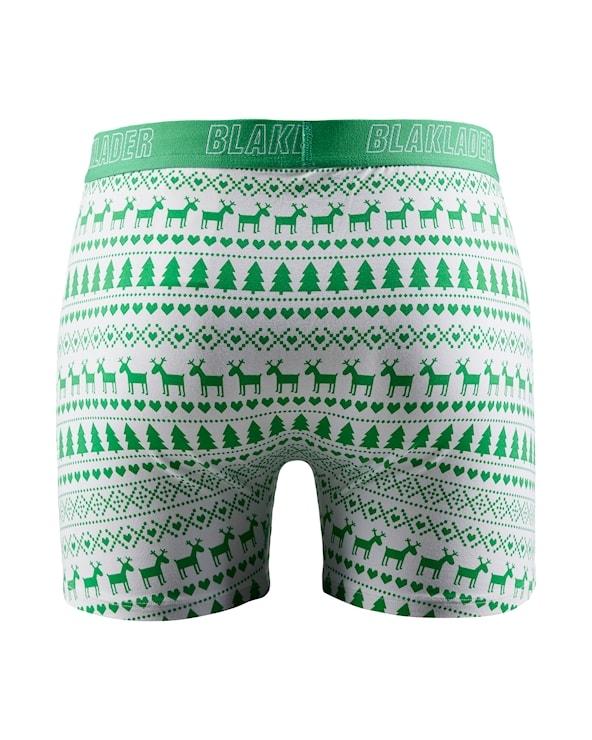 Blåkläder Christmas Boxershorts Rød/Grøn 2 Pak