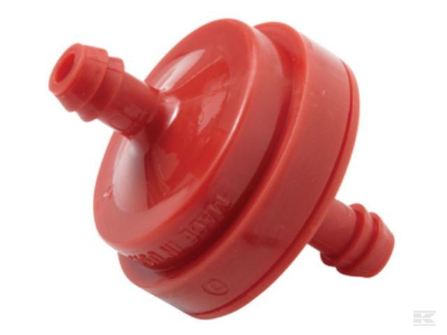 B&S benzinfilter, rød 