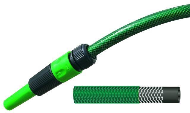 Ryom Vandslange Grøn 1/2' m fittings 25 meter