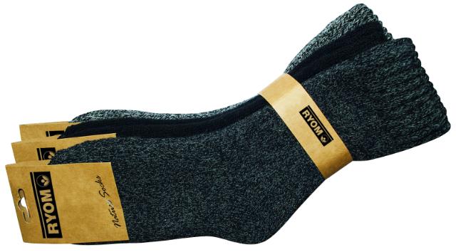 Ryom Alpaca Strømper 3-pak assorteret farver - 35-38