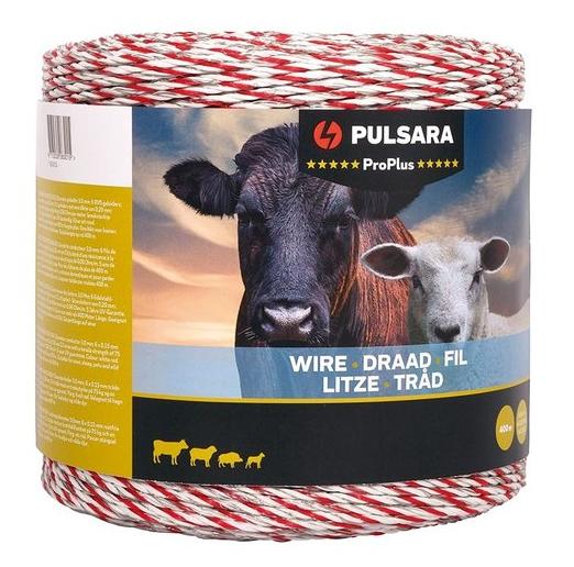Pulsara Pro Plus Polywire Hvid 400m