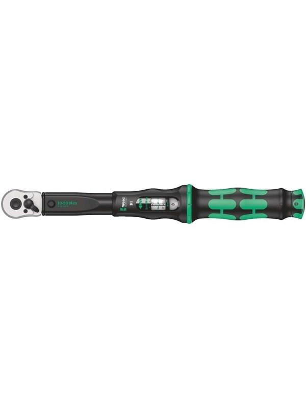 Wera Click-Torque B1 Momentnøgle med omskifter-skralde, 3/8' x 10-50 N m