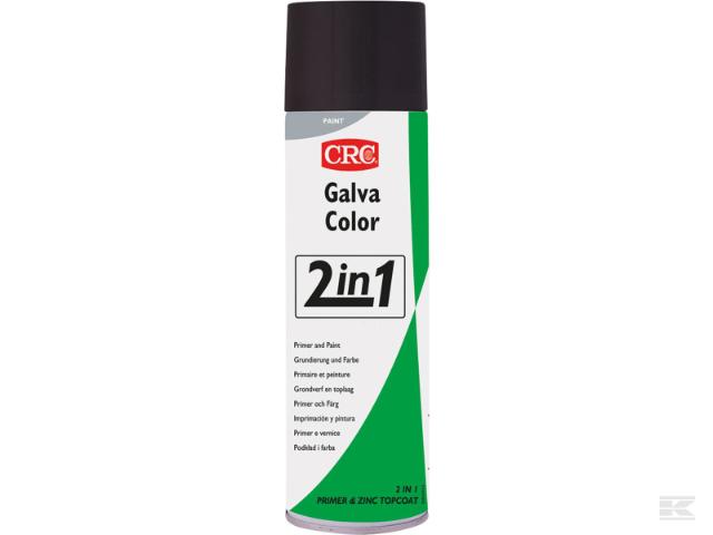 Galvacolor Sort RAL 9005 500 ml