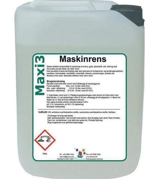 Maxi 3 Maskinrens 5 liter