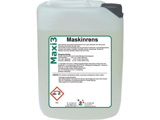 Maxi 3 Maskinrens 10 liter. grovrengøring motorrens 