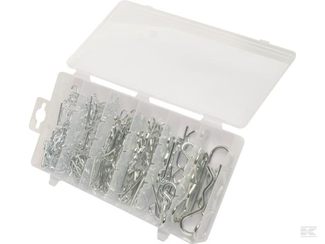 Sortiment hårnålesplitter med 150 stk.