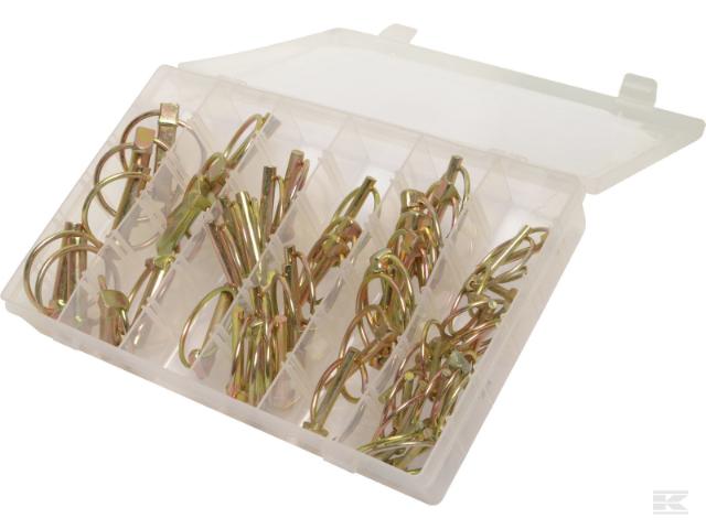 Sortiment ringsplitter med 50 stk.