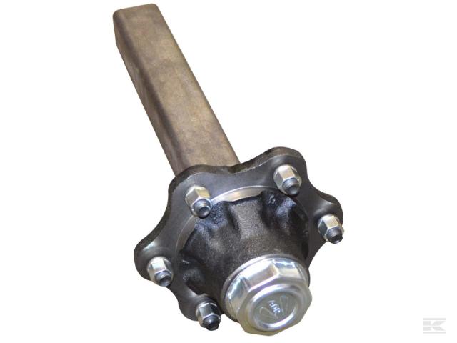 Stubaksel uden bremse 2400 kg 6-160-205, 55 x 55 250 mm M18 x 1,5