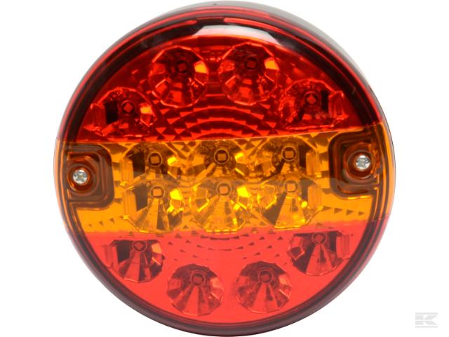 Led baglygte med bag/stop og blink.