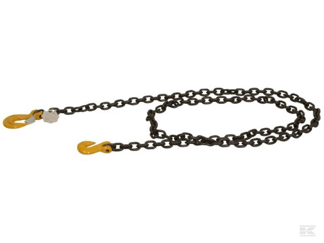 Trækkæde kpl 4 mtr G80 stål 10 mm