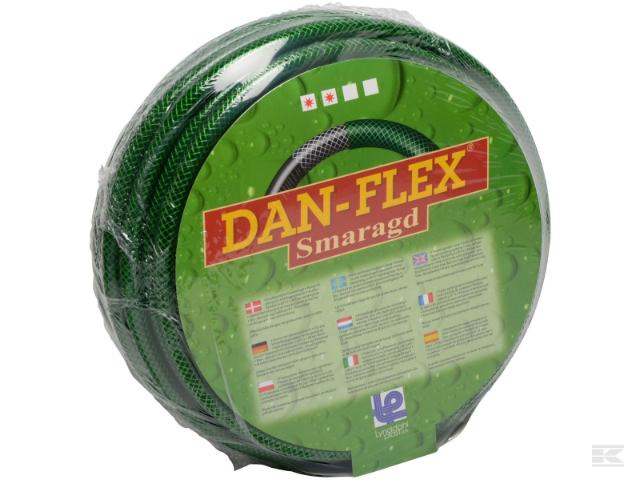 Haveslange armeret 1/2' sort/grøn 100 meter