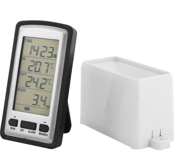 Regnmåler trådløs med temperatur
