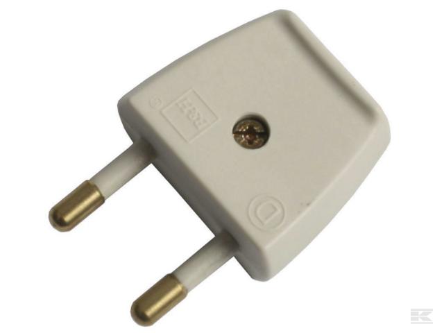 Stikprop flad grå 2 stk. pk.