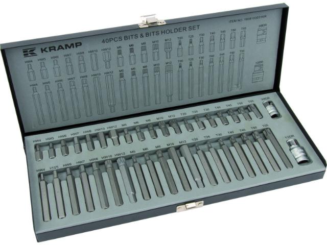 Bitssæt Korte og Lange 40 stk.