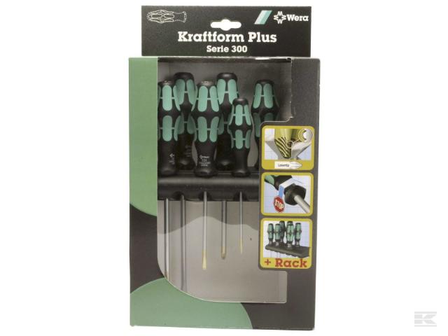 Wera Skruetrækkersæt Lige/PZ 6 Dele