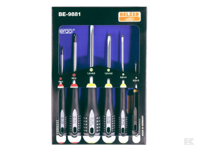 Bahco Skruetrækkersæt lige/PH BE-9881