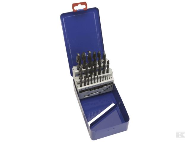 Borkasette med HSS bor 1 - 13 mm valsede bor 0,5 mm spring