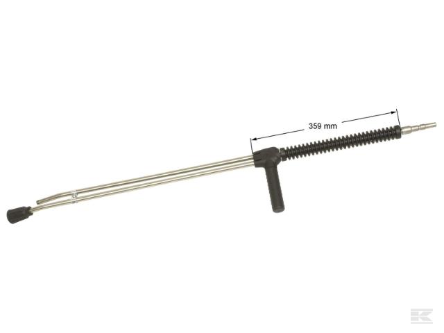 Dobbeltlanse til rotojetdyse