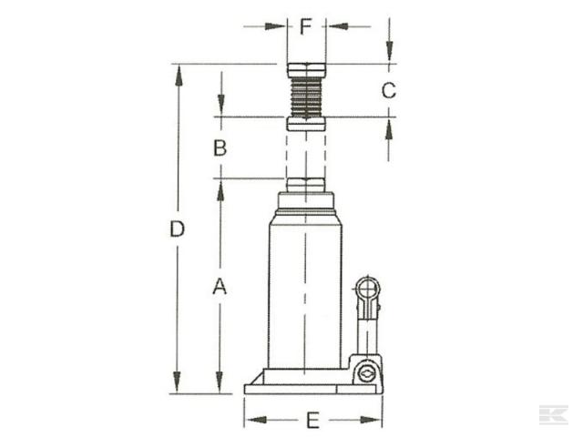 Compac Flaskedonkraft 3 ton