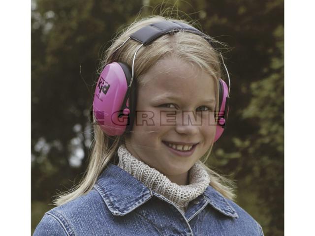 Peltor Kid neonrosa høreværn