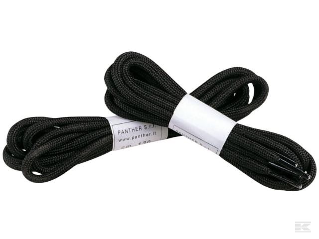 Snørebånd 120 cm Sort