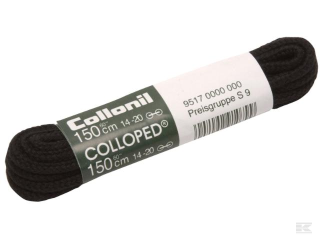 Snørebånd 150 cm Sort