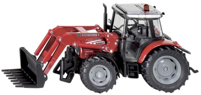 Siku 3653 MF traktor med frontlæsser