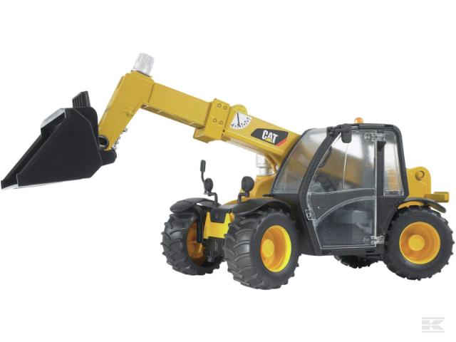 Bruder 02141 Caterpillar, 4-hjulsstyret teleskoplæsser