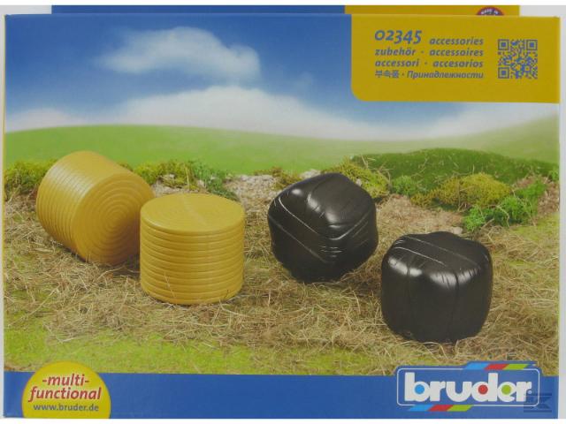 Bruder 02345 Rundballer 4 stk.