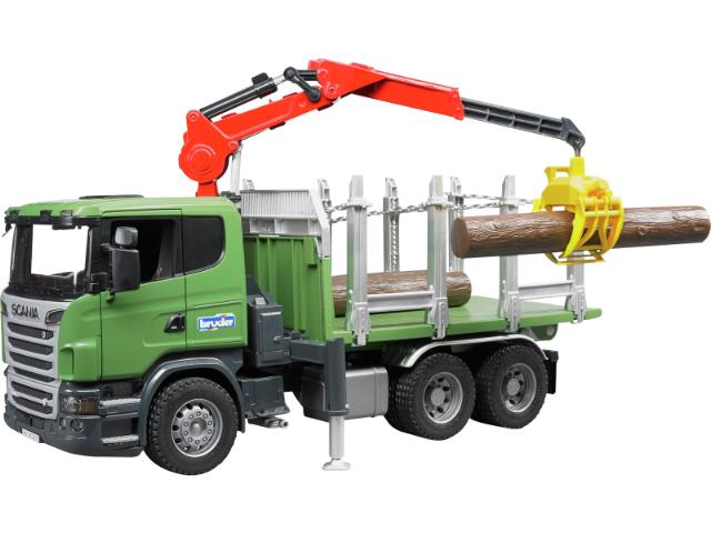 Bruder 03524 Scania trætransport med kran