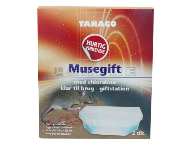Tanaco musegiftpellets box 2 stk.