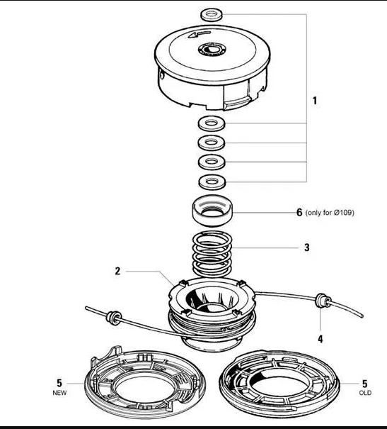 Trimmerhoved Tap-N-Go Ø 130 mm