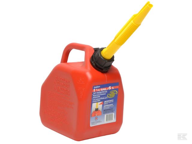 Scepter 5 ltr. rød benzindunk m. flextud