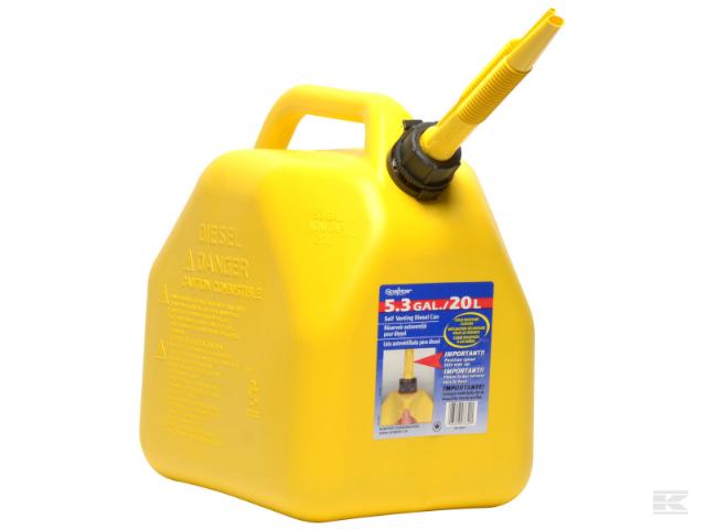 Scepter dieseldunk plast 20 liter gul