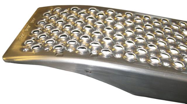 Aluramper - 2 mtr. lige - DIN EN 1398 godkendte