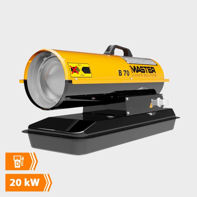 Master Olievarmer B 70 CED 20kW - Varmekanon
