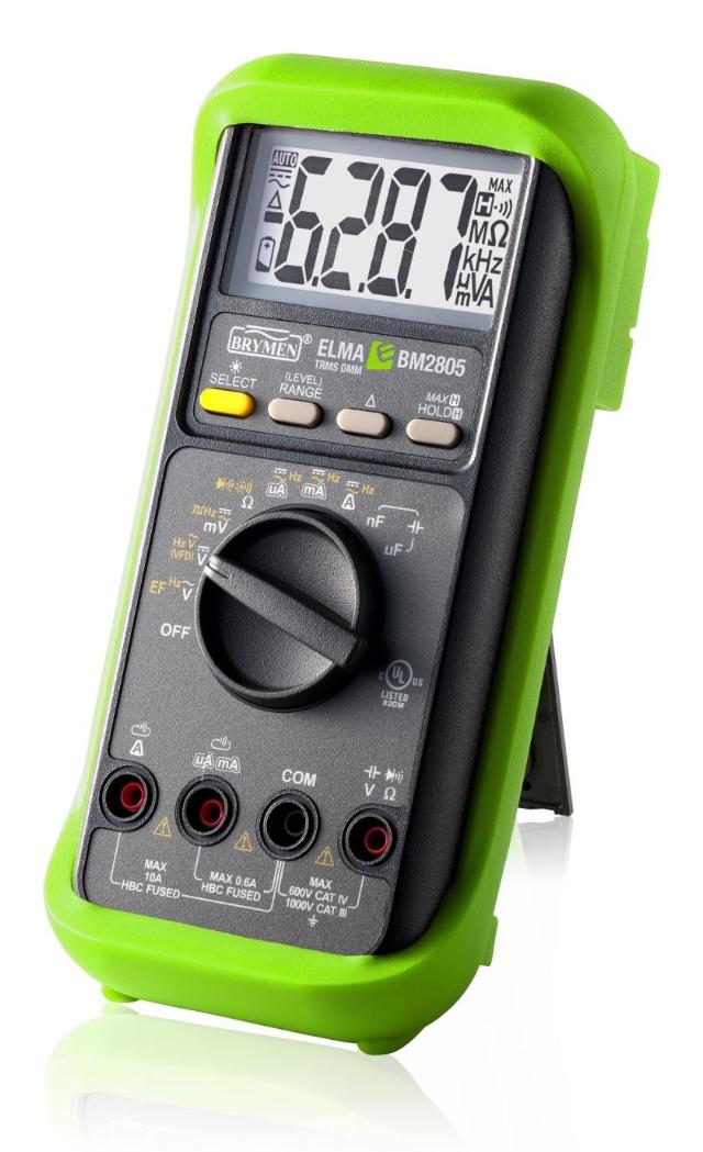 Multimeter Elma BM2805, sand RMS