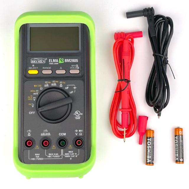 Multimeter Elma BM2805, sand RMS